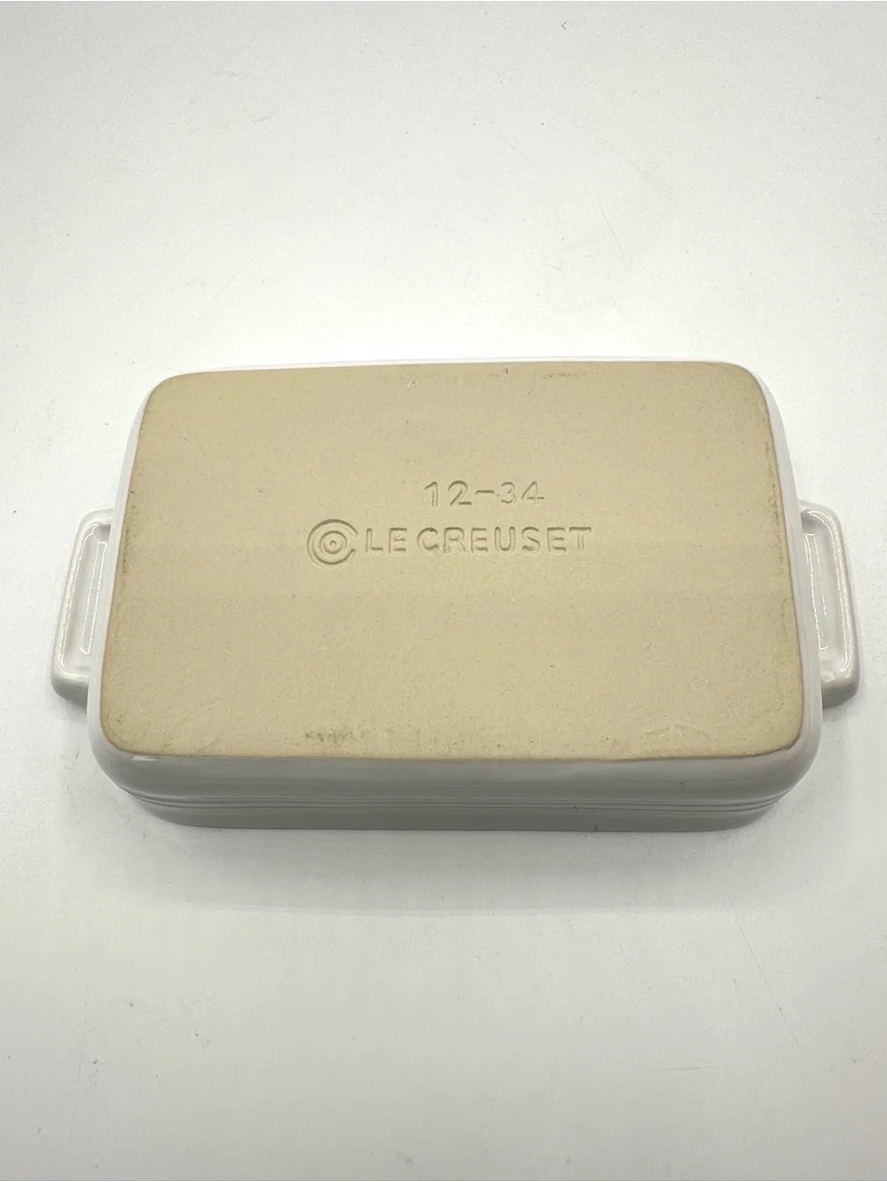 Le Creuset White Baking Dish. 7 x 5” Stoneware’s.